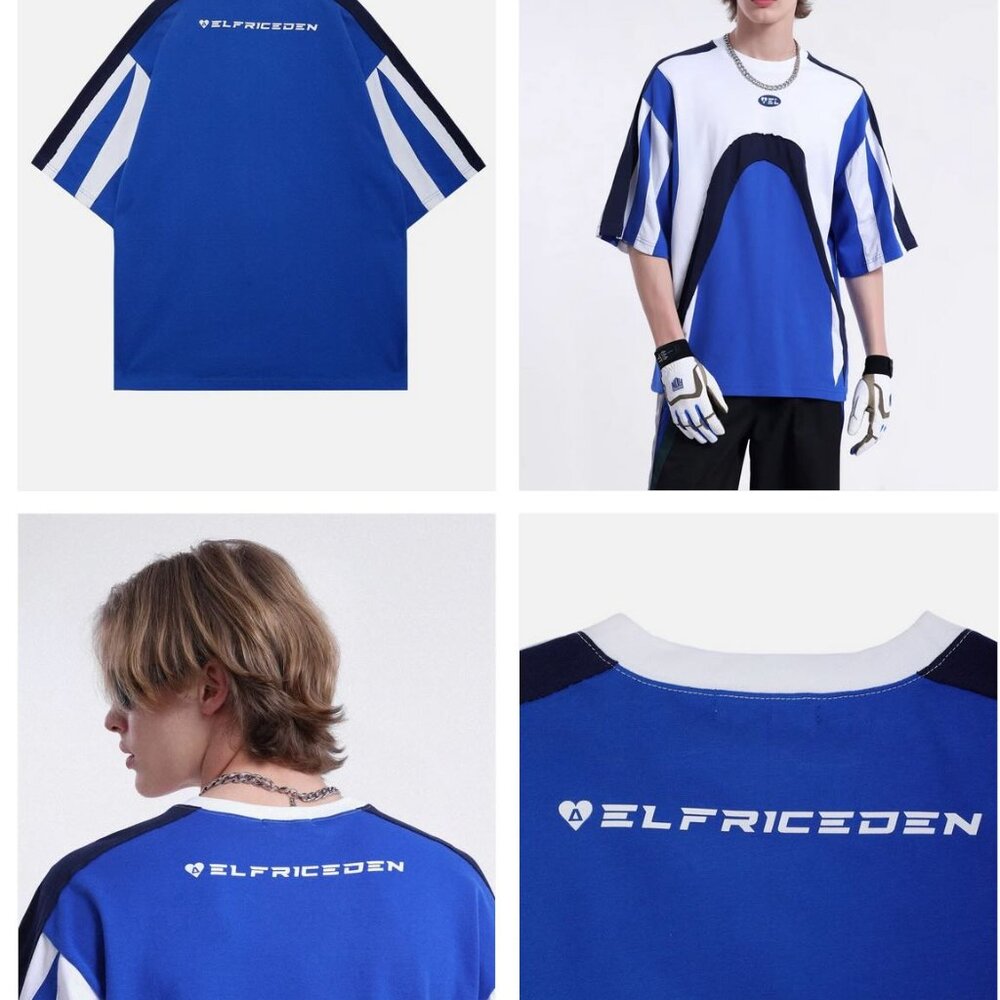 AELFRIC EDEN PANEL SHIRT / JERSEY SZ XL NWOT